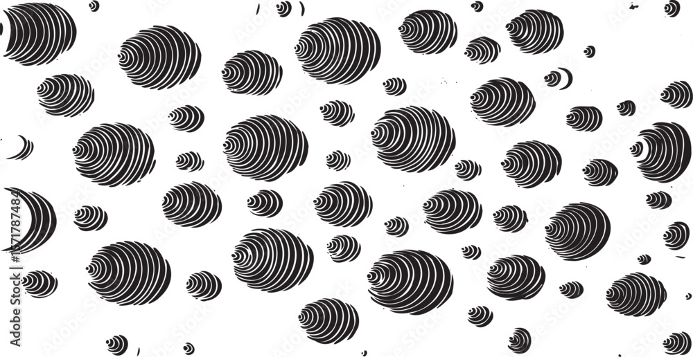 Poster circular texture. distressed uneven grunge background. abstract vector illustration. overlay to crea