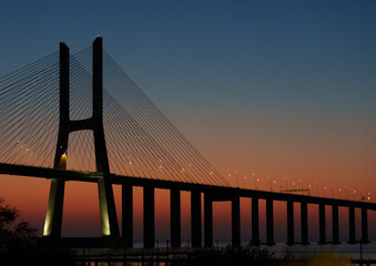 Fototapeta premium Bridge at Dusk