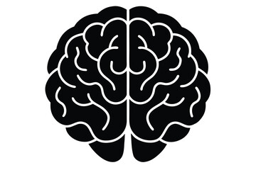 brain organ vector icon