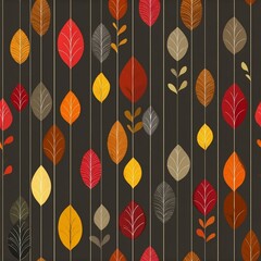 Mid-century modern Tanabata celebration in autumn