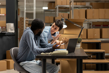Local brand warehouse captures product handling and express delivery operations within a supply...