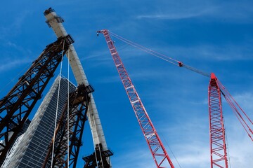 Miami signature bridge construction