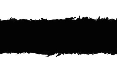 Piece of a black spot with a torn edge on a transparent background PNG