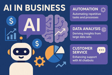 Discovering ai in business through automation, data analysis, and customer service support for improved efficiency