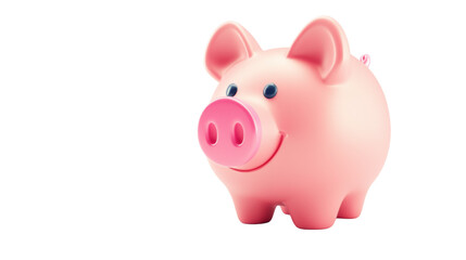 piggy bank isolated on white background 