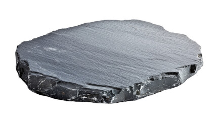 natural slate stepping stone on ehite background