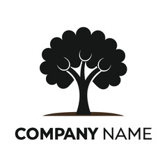 Obraz premium Strong and grounded tree logo