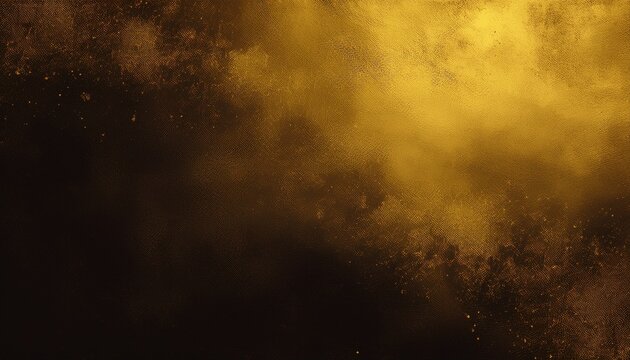 abstract gold black gradient background with rough texture glowing light grunge wallpaper artistic modern design product backdrop website banner fire sparks effect