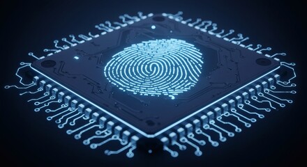 Biometric Chip with Fingerprint Scan
