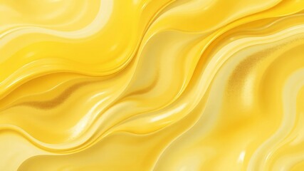 Abstract background showing yellow and white wavy lines creating a smooth and flowing texture