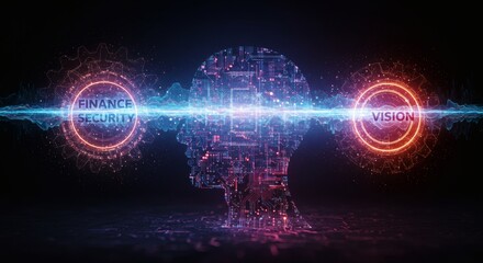 Obraz premium Artificial Intelligence Brain Concept