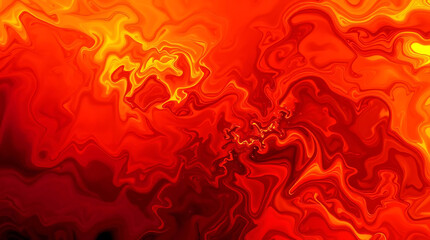 A vibrant abstract background with swirling patterns of red, orange, and yellow colors