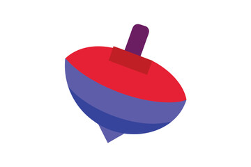 Fototapeta premium Simplified Spinning Dreidel Blur Effect