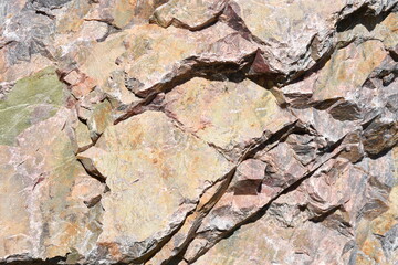 Closeup on rock, full frame.
