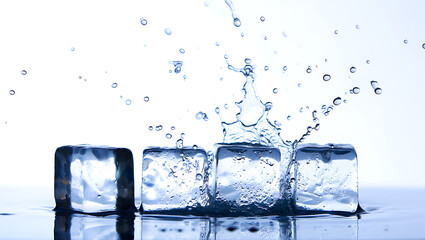 A large cruise ship sails on the turquoise ocean near a white sand beach with a leaning palm tree under a clear blue sky