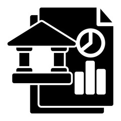 Financial Compliance Icon from Accounting Icon Collection (Solid Style)