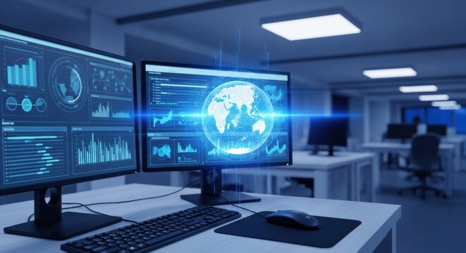 Global Data Monitoring: Cybersecurity in a Modern Office