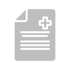 Obraz premium Medical record icon