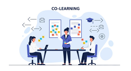 Collaborative Learning Session Among Coworkers For Project Management And Innovation