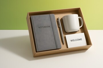 Corporate Welcome Box with Professional Design for Business and Employee Onboarding