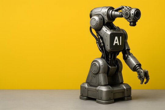 Showcased Industrial Robot with Professional Design for Manufacturing and Automation Technology