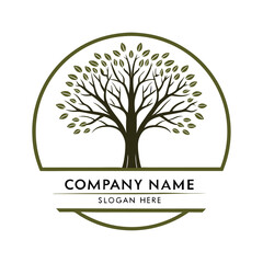 Obraz premium Nature-Inspired Tree Logo