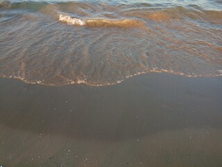 waves on the beach