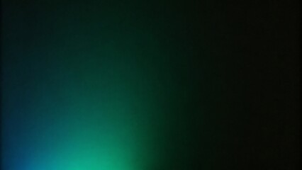 Obraz premium Dark teal and green gradient background with subtle grain texture