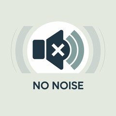 Obraz premium Muted speaker icon with an x symbol and sound waves indicating silence or no sound representing quiet or sound off functionality