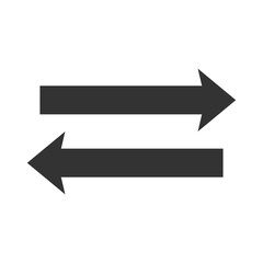 Left-right arrow symbol brush.