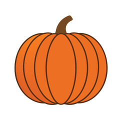 pumpkin isolated on white background