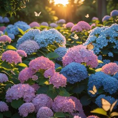 colorful flowers in a garden