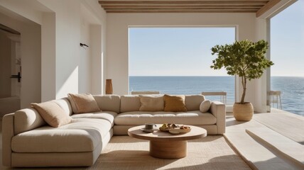 living room with a view