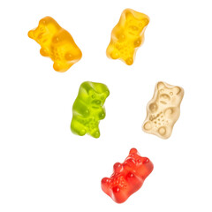 colorful gummy bears © Valeria
