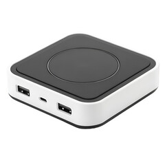 Fototapeta premium black switch on white background