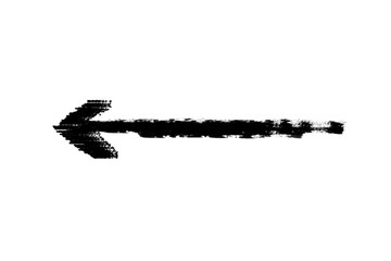 Arrow marker isolated vector mark hand draw.