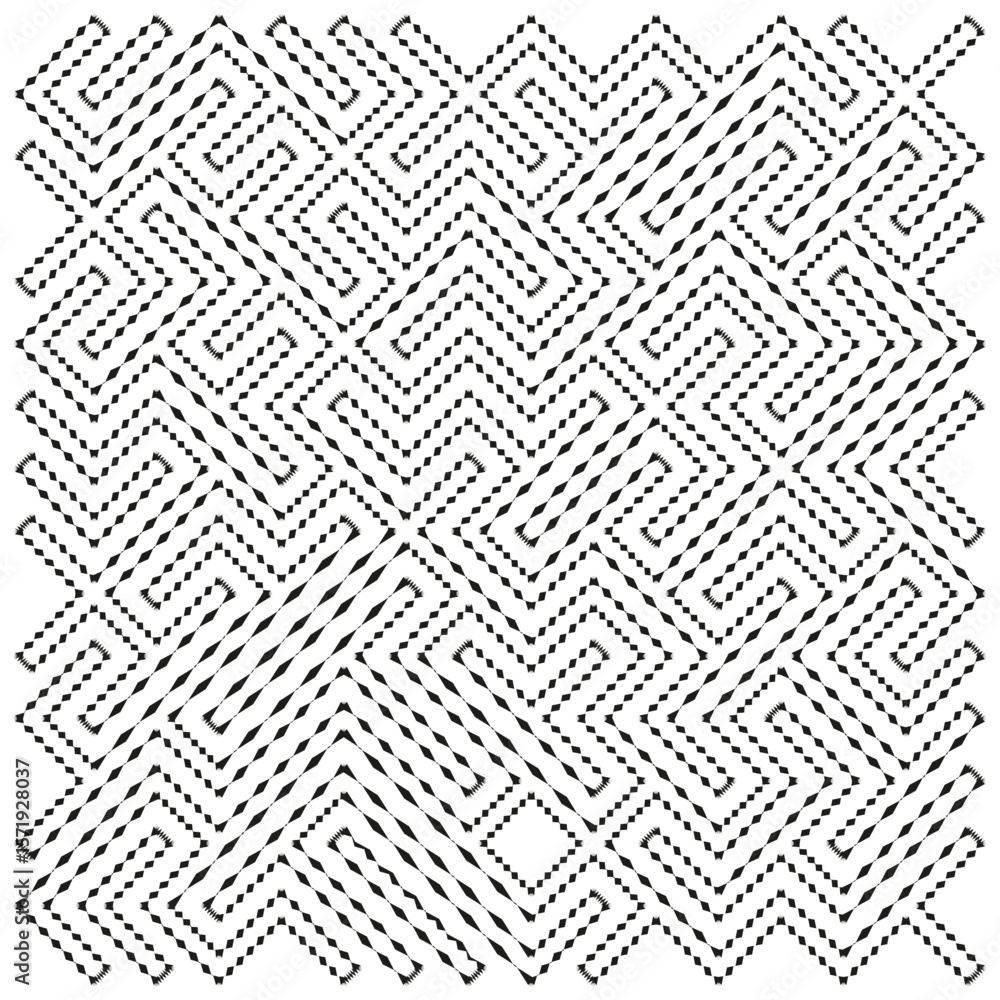 Poster chevron diamond field. repeating arrow maze. symmetric pattern vector. crisp angles.