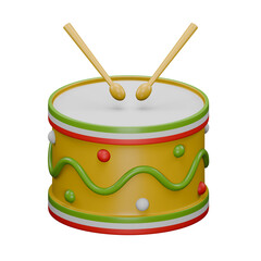 Drum 3D Icon