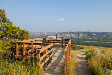 Riverbend Overlook at North Unit at Theodore Roosevelt National Park, North Dakota