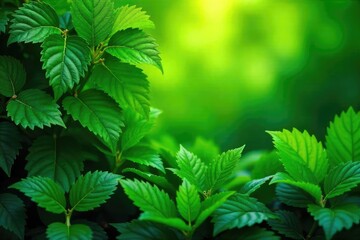 Lush green leaves create a vibrant, natural backdrop Perfect for nature, spring, summer, or environmental themes Ideal for websites, blogs, and social media posts , forest, nature, greenery