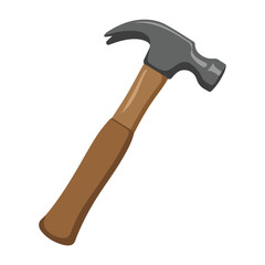 Hammer Icon Design. Hammer Vector Illustration.