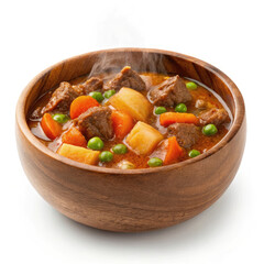 beef stew with vegetables in a bowl