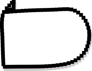 Pixel advertising label and sale, price tag, discount, 8 bit pixel style