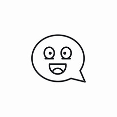 message sticker icon sign vector