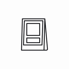 party card icon sign vector