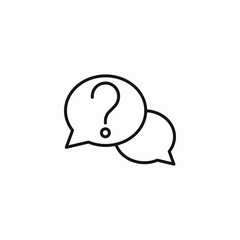 question messages icon sign vector