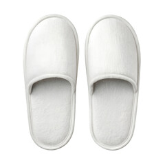 pair of slippers isolated on white