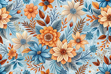 seamless floral background