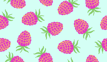 Cute red berry pattern background vector design © rupa