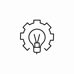 engineering innovation icon sign vector